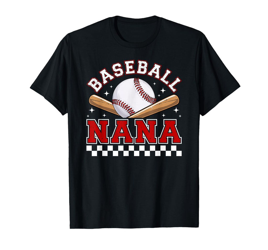 Baseball Nana Baseball Player Nana T-Shirt - Novelty Apparel for Adults - T-Shirt, Sweatshirt, Hoodie