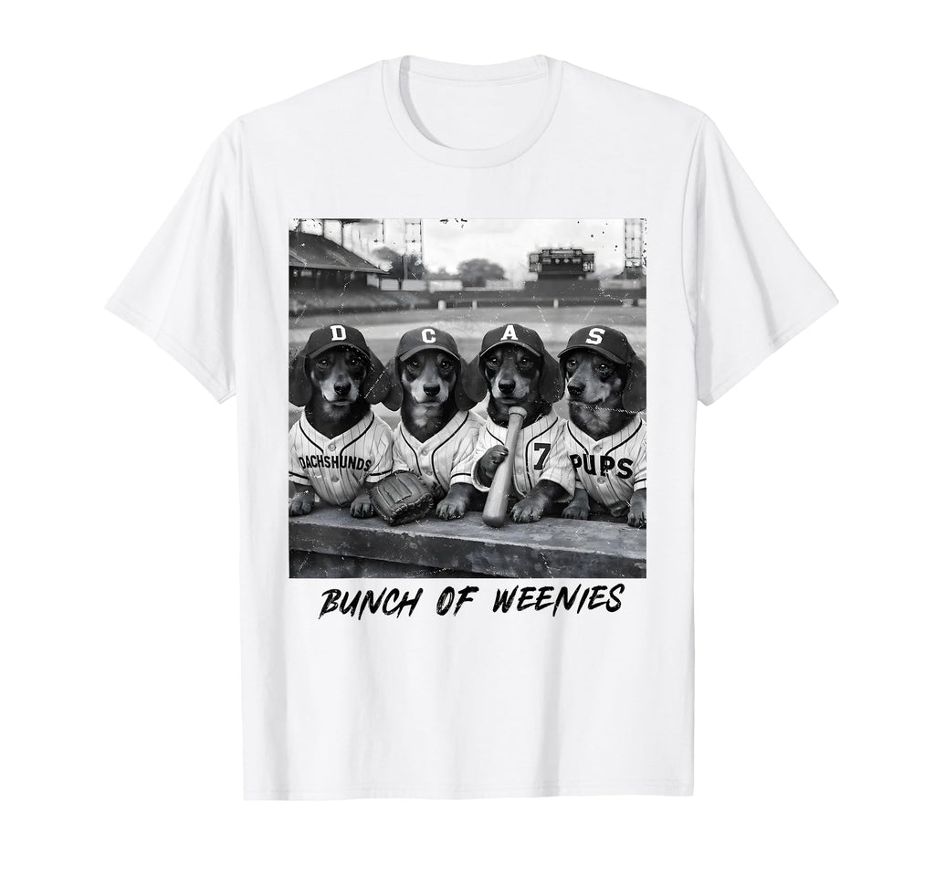 Bunch Weenies Funny Dog Meme T-Shirt - Minimalist Print for Adults - T-Shirt, Sweatshirt, Hoodie