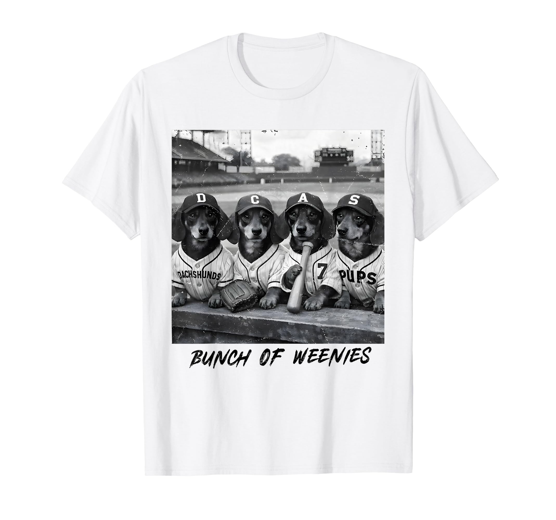 Bunch Weenies Funny Dog Meme T-Shirt - Minimalist Print for Adults - T-Shirt, Sweatshirt, Hoodie