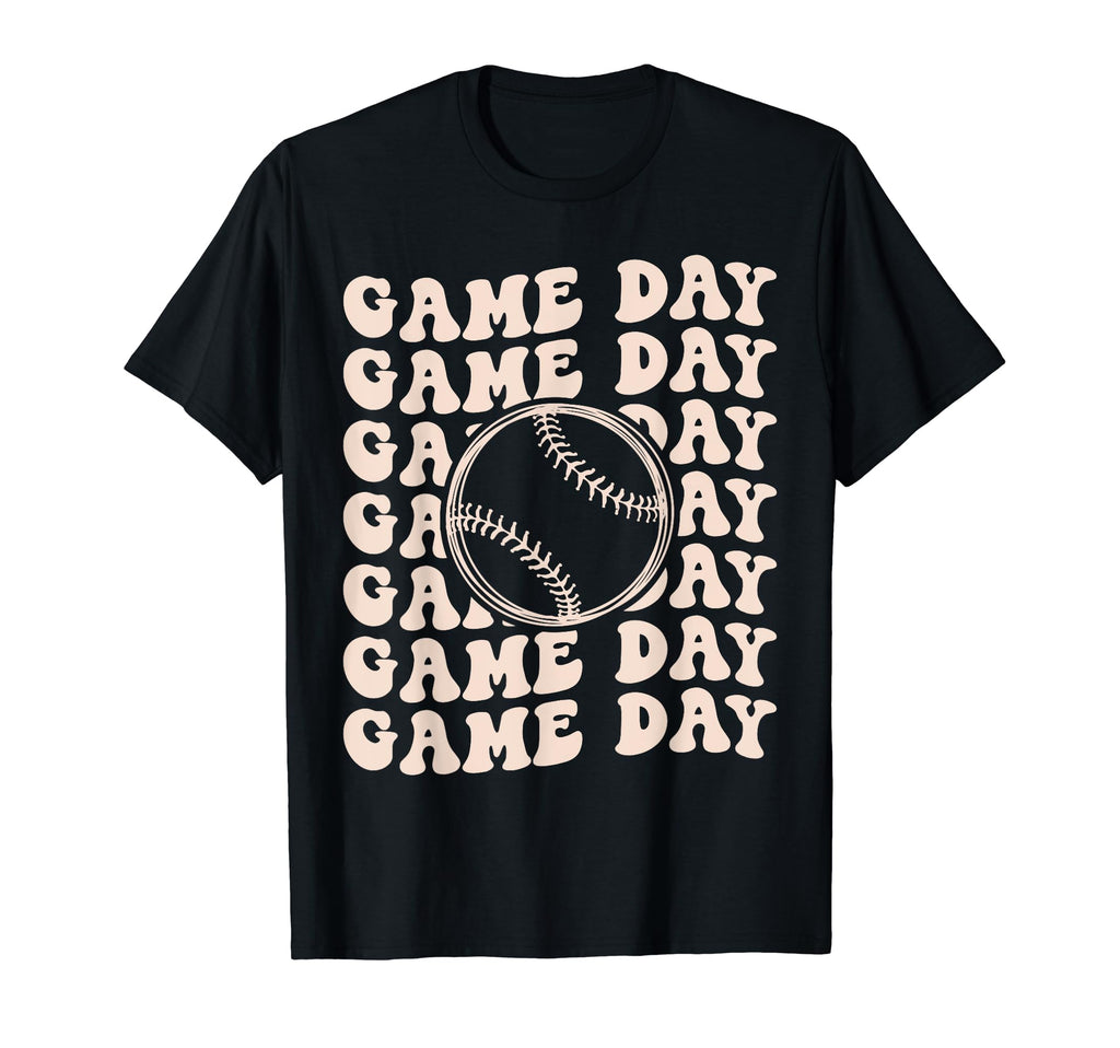 Typography Game Day Baseball Softball T-Shirt - Graphic Print for Adults - T-Shirt, Sweatshirt, Hoodie