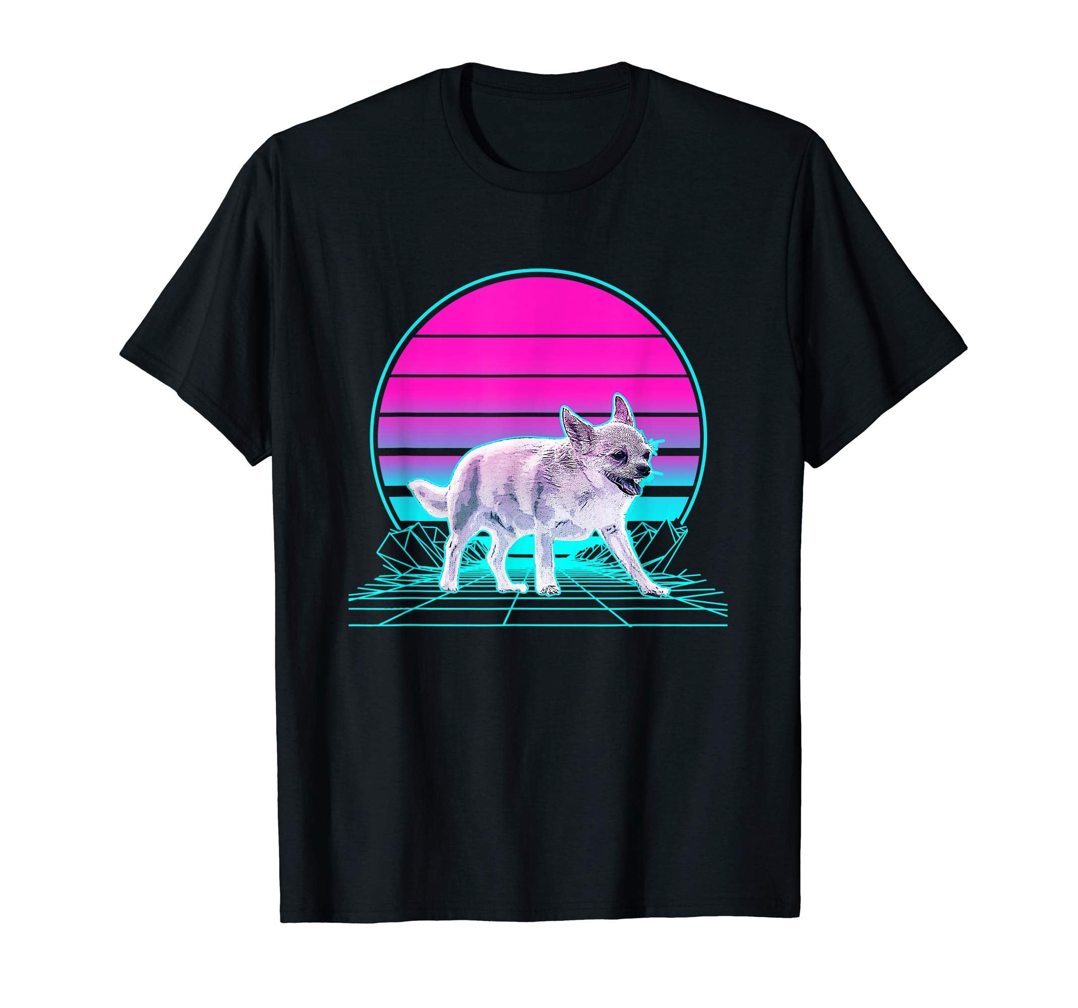 Sunset Chorkie T-Shirt - Fun Novelty Design Men Women - T-Shirt, Sweatshirt, Hoodie