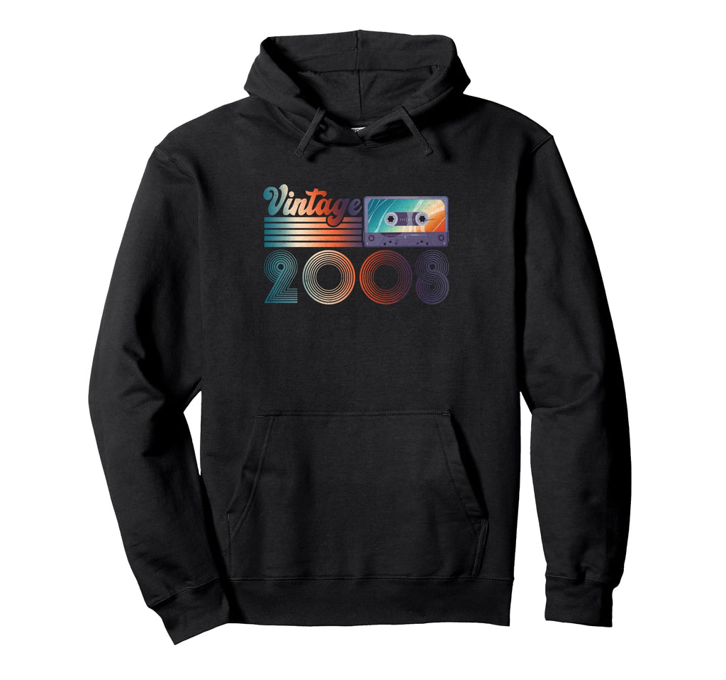 2008 17Th Birthday Gifts 17 Years Old Hoodie - Trendy Graphic Unisex - T-Shirt, Sweatshirt, Hoodie