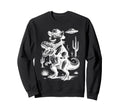 Corgi Riding Dinosaur Cowboy Sweatshirt - Graphic Print for Adults - T-Shirt, Sweatshirt, Hoodie