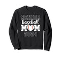Senior Mom Baseball Player Son Sweatshirt - Aesthetic Graphic for Adults - T-Shirt, Sweatshirt, Hoodie