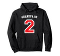 Grandpa 2 Grandchildren Baseball Jersey Hoodie - Graphic Print for Adults - T-Shirt, Sweatshirt, Hoodie