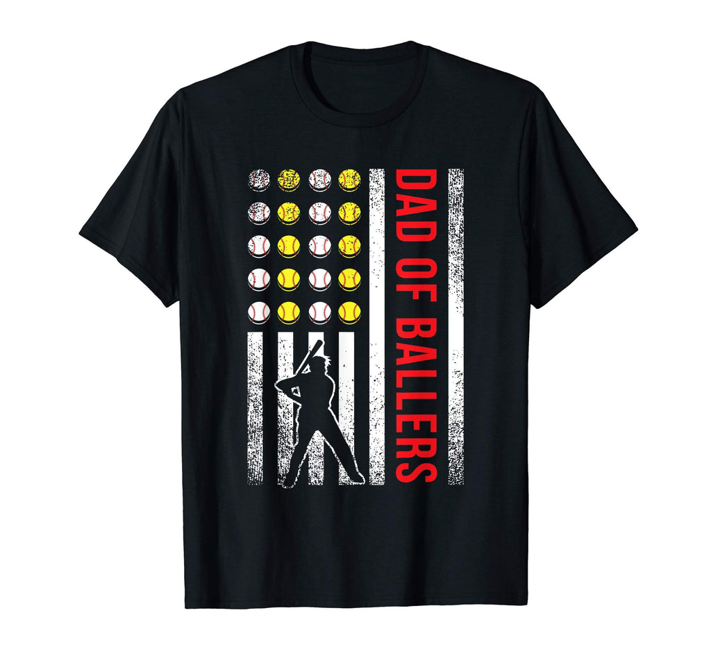 American Flag Baseball Player T-Shirt - Casual Everyday Wear for Adults - T-Shirt, Sweatshirt, Hoodie