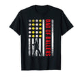American Flag Baseball Player T-Shirt - Casual Everyday Wear for Adults - T-Shirt, Sweatshirt, Hoodie