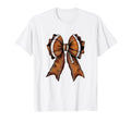 Womens Moms Coquette Bow Football T-Shirt - Minimalist Print Men Women - T-Shirt, Sweatshirt, Hoodie