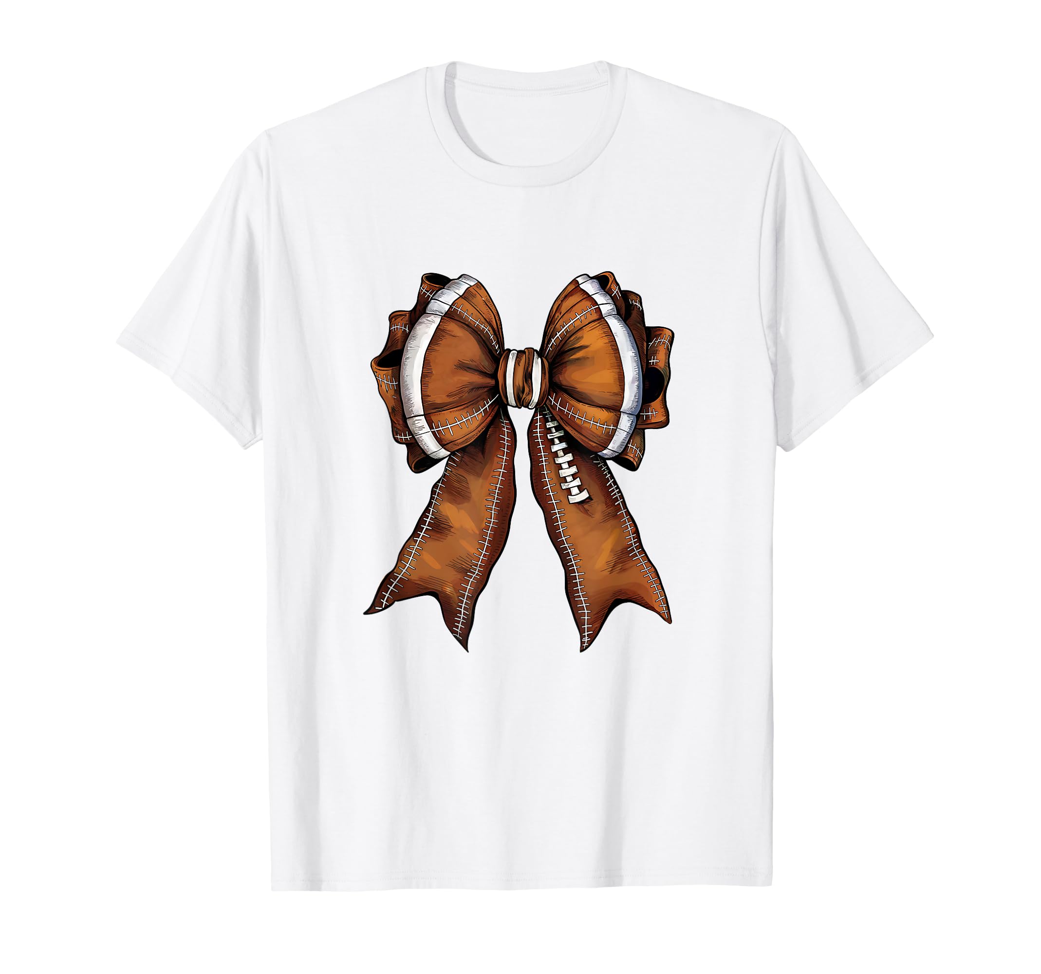 Womens Moms Coquette Bow Football T-Shirt - Minimalist Print Men Women - T-Shirt, Sweatshirt, Hoodie