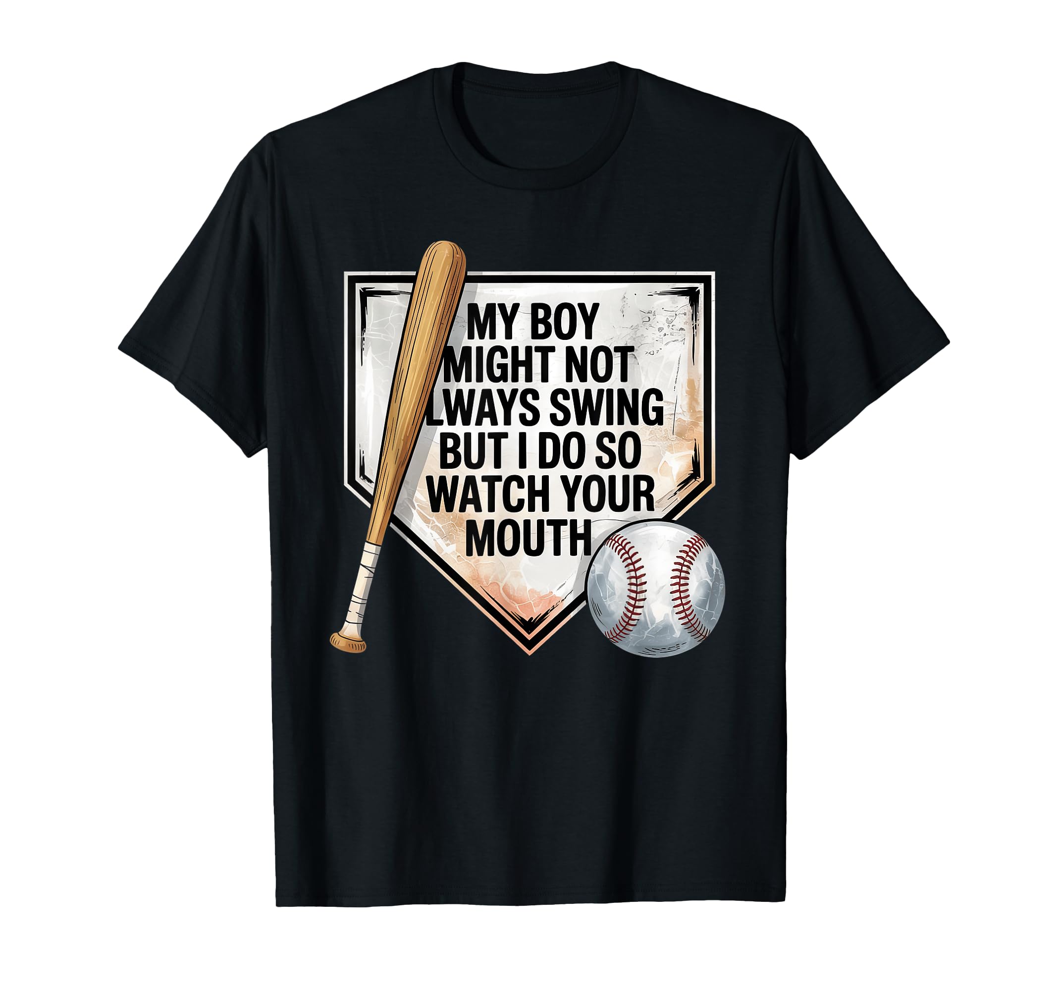 My Might Not Always Swing But I Do Mom T-Shirt - Custom Art Print Unisex - T-Shirt, Sweatshirt, Hoodie