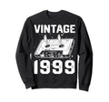 Birthday Best 1999 Bday 1999 Sweatshirt - Minimalist Print for Adults - T-Shirt, Sweatshirt, Hoodie