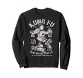 Kung Fu Martial Arts Distressed Art Sweatshirt - Graphic Print Men Women - T-Shirt, Sweatshirt, Hoodie