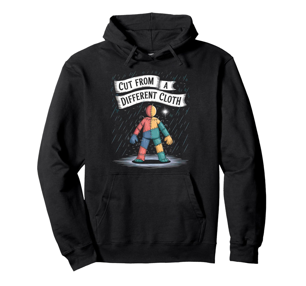 Cut From Different Cloth Urban Hip Hop Hoodie - Aesthetic Graphic Men Women - T-Shirt, Sweatshirt, Hoodie