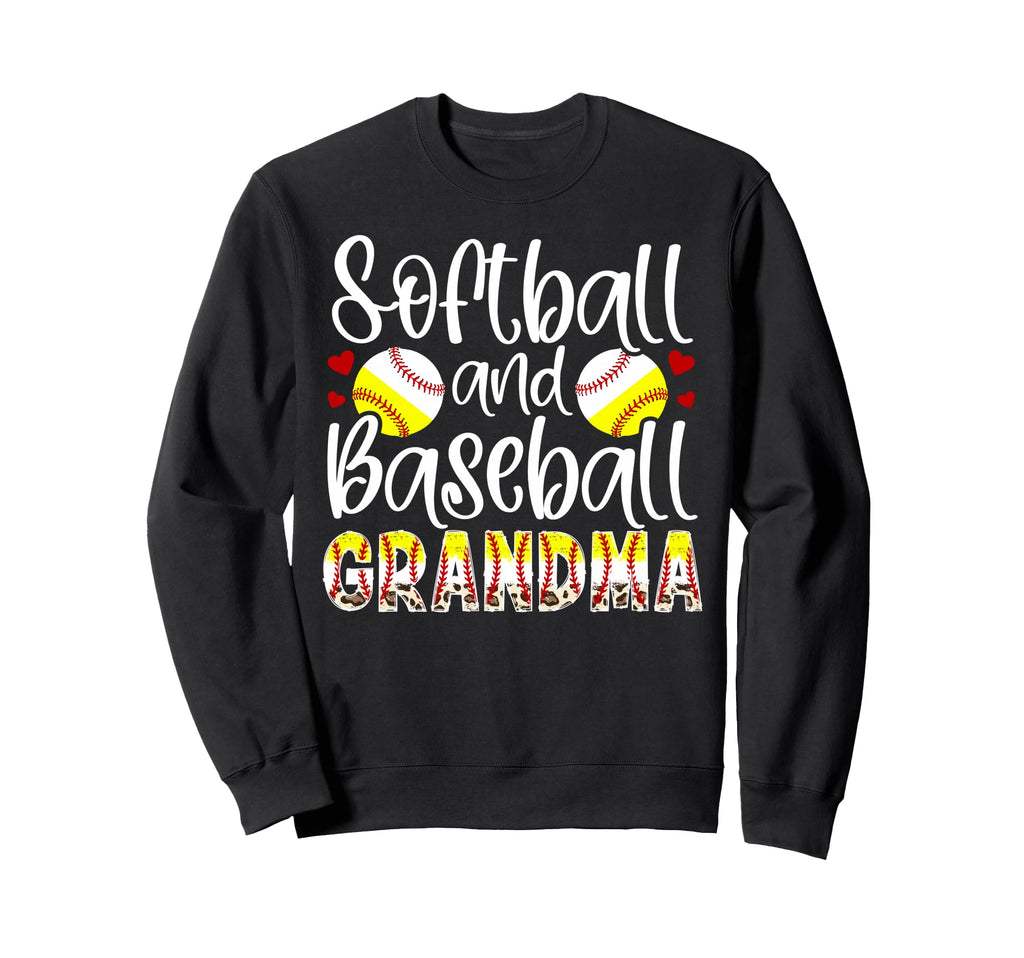 Softball Baseball Grandma Leopard Sweatshirt - Streetwear Style for Adults - T-Shirt, Sweatshirt, Hoodie
