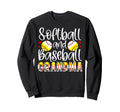 Softball Baseball Grandma Leopard Sweatshirt - Streetwear Style for Adults - T-Shirt, Sweatshirt, Hoodie