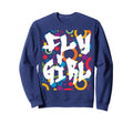 Fly 80S 90S B Old School Hip Sweatshirt - Casual Everyday Wear for Adults - T-Shirt, Sweatshirt, Hoodie