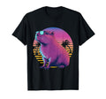 Funny Capybara Rodent Vaporwave T-Shirt - Minimalist Print Men Women - T-Shirt, Sweatshirt, Hoodie