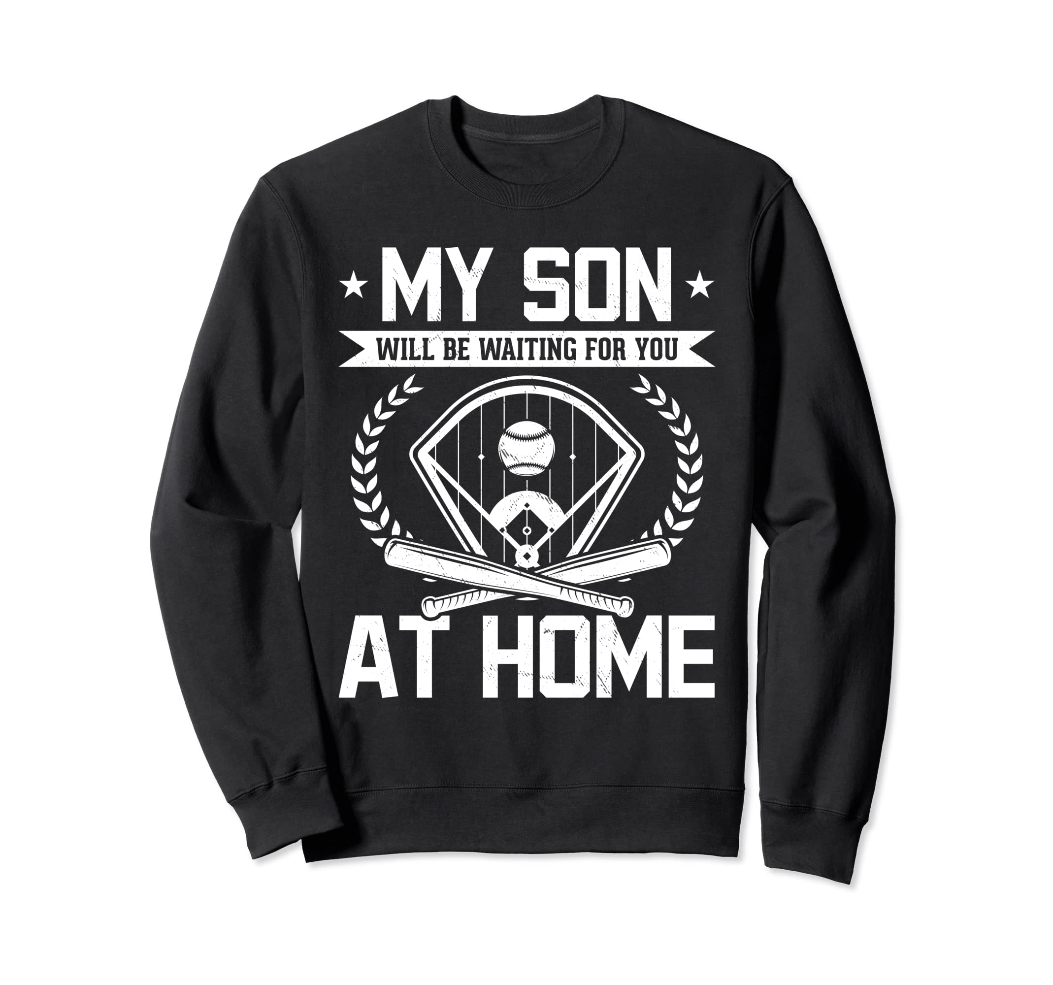 Son Baseball Dad Mom Baseball Sweatshirt - Streetwear Style for Adults - T-Shirt, Sweatshirt, Hoodie