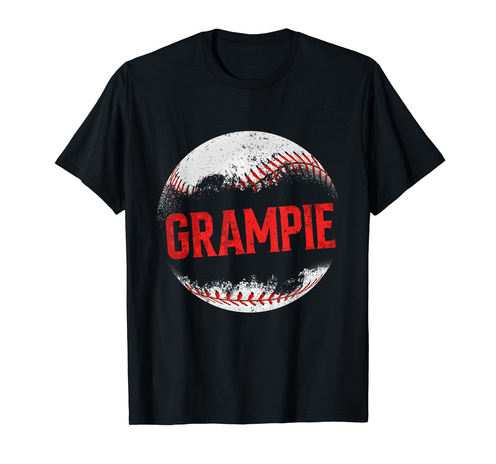 Baseball Grampie Happy Fathers Day Proud T-Shirt - Graphic Print Unisex - T-Shirt, Sweatshirt, Hoodie