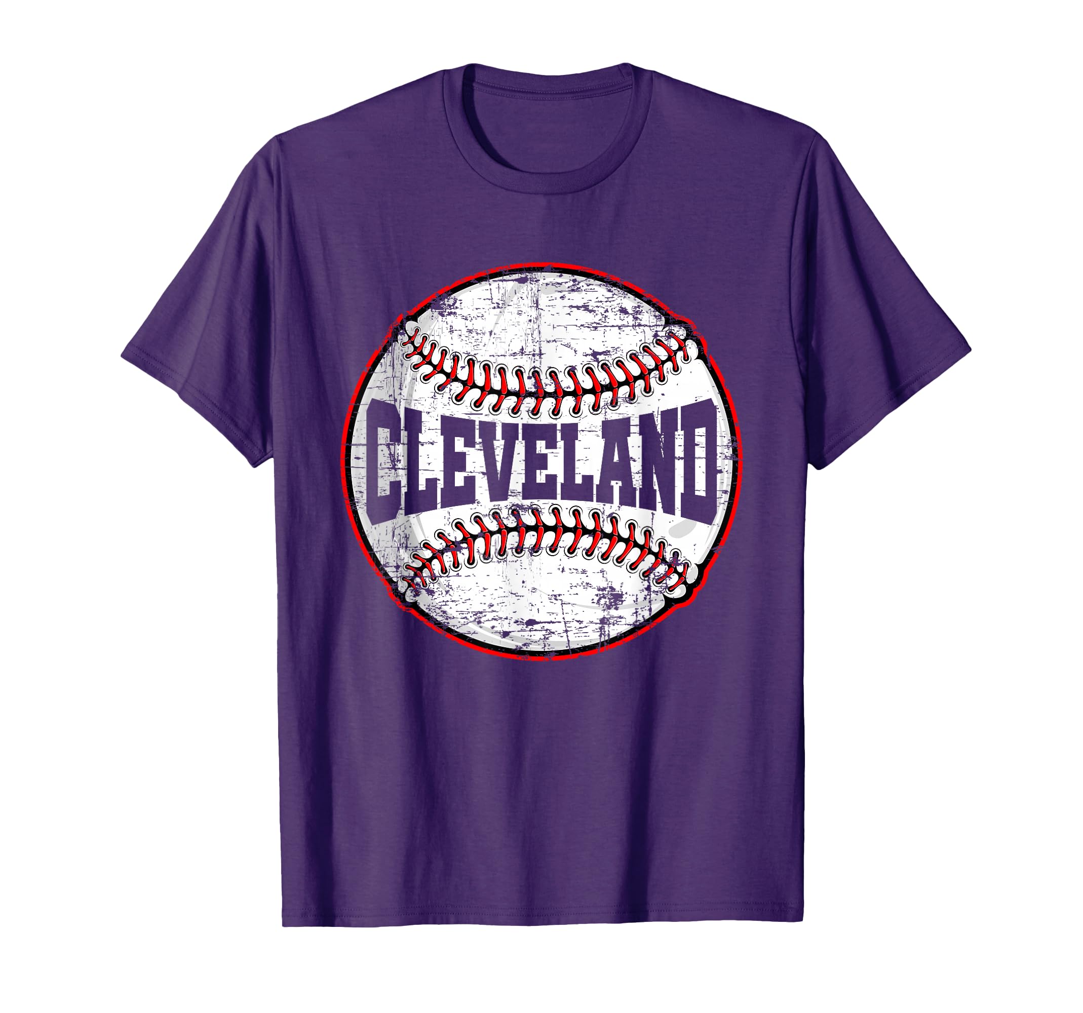 Baseball Lover Cleveland Cityscape T-Shirt - Unique Graphic Men Women - T-Shirt, Sweatshirt, Hoodie