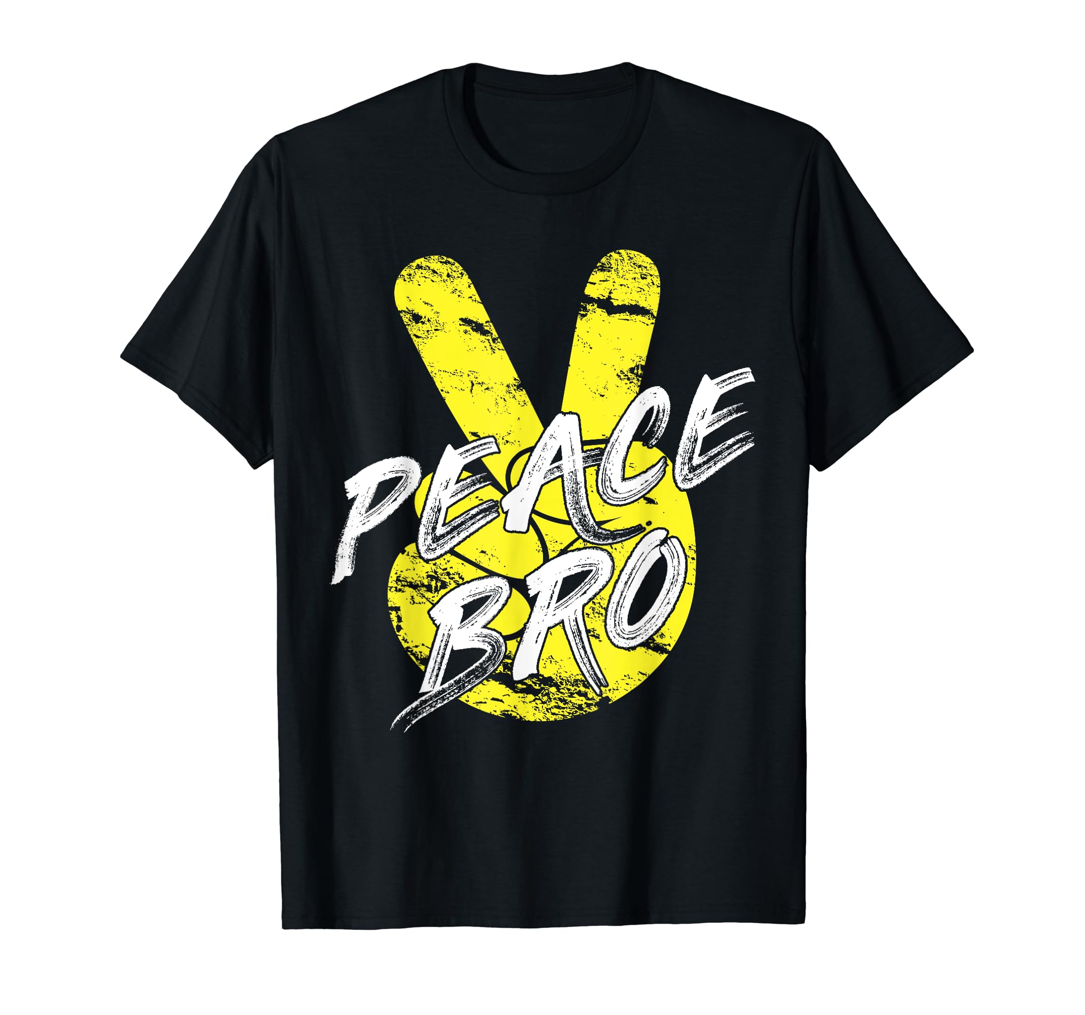 Peace Bro Peace Sign Peace Love Earth T-Shirt - Fun Novelty Design Unisex - T-Shirt, Sweatshirt, Hoodie