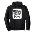 Womens Custom Baseball Mom Number Hoodie - Fun Novelty Design for Adults - T-Shirt, Sweatshirt, Hoodie