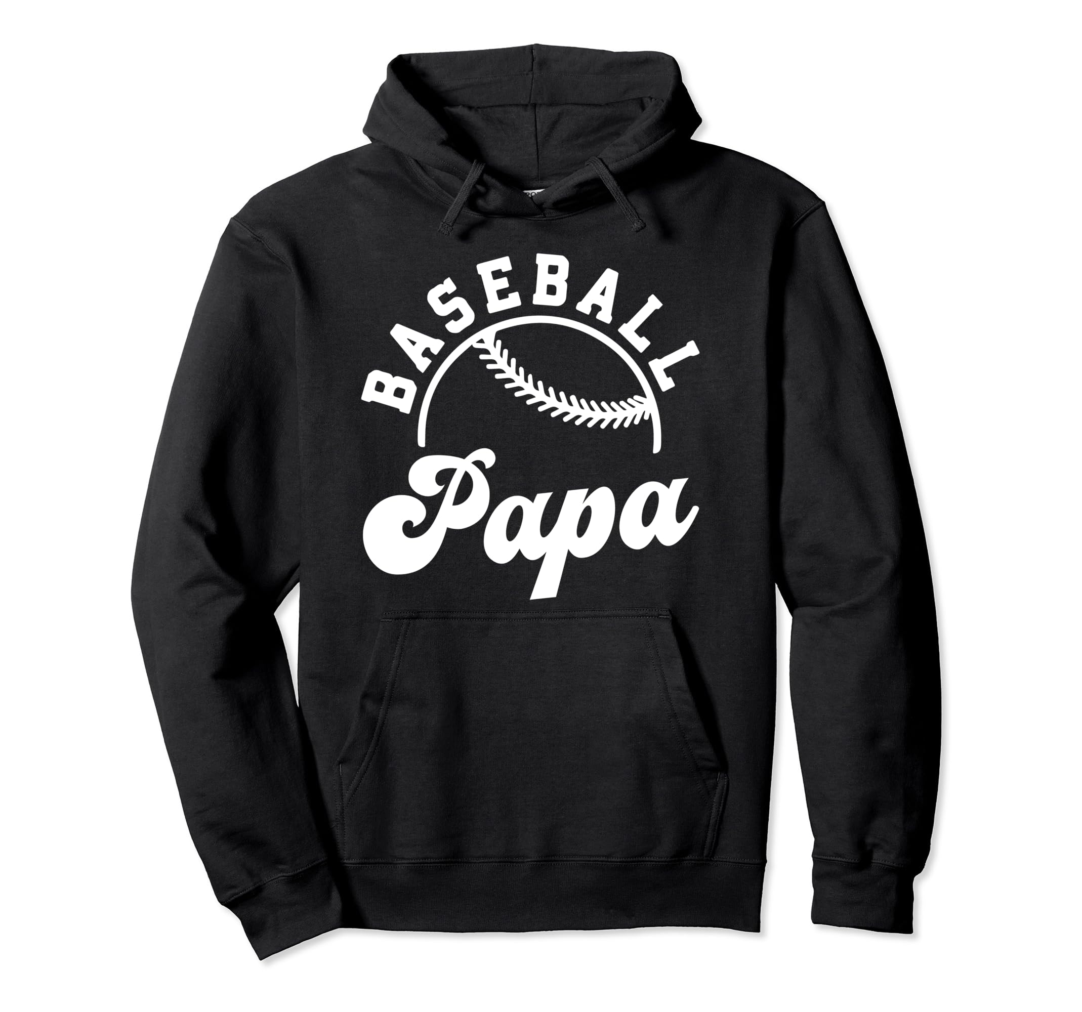 Baseball Papa Matching Baseball Team Hoodie - Casual Everyday Wear Unisex - T-Shirt, Sweatshirt, Hoodie