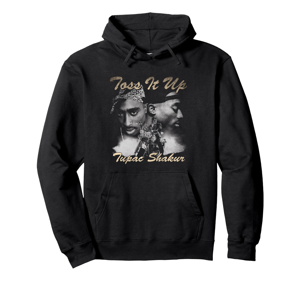 Tupac Toss It Up Hoodie - Custom Art Print Men Women - T-Shirt, Sweatshirt, Hoodie