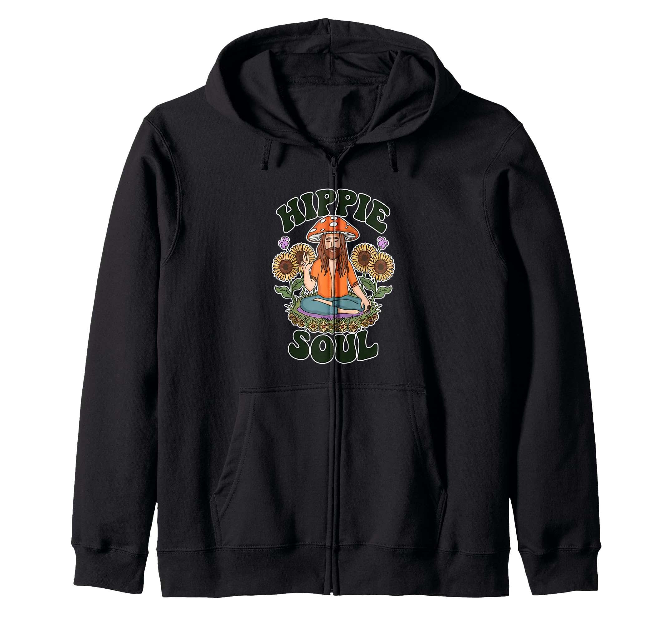 Groovy Hippie Music Peace Love 70S Hoodie - Unique Graphic for Adults - T-Shirt, Sweatshirt, Hoodie