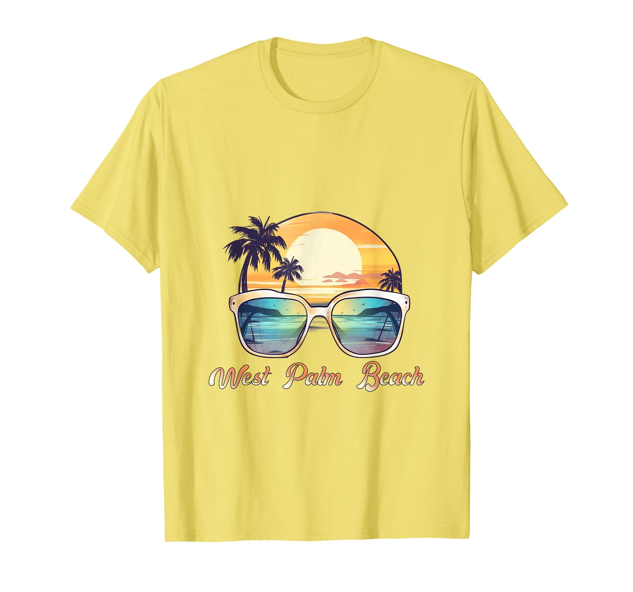 West Palm Beach Florida Palm Tree Palm T-Shirt - Minimalist Print Unisex - T-Shirt, Sweatshirt, Hoodie