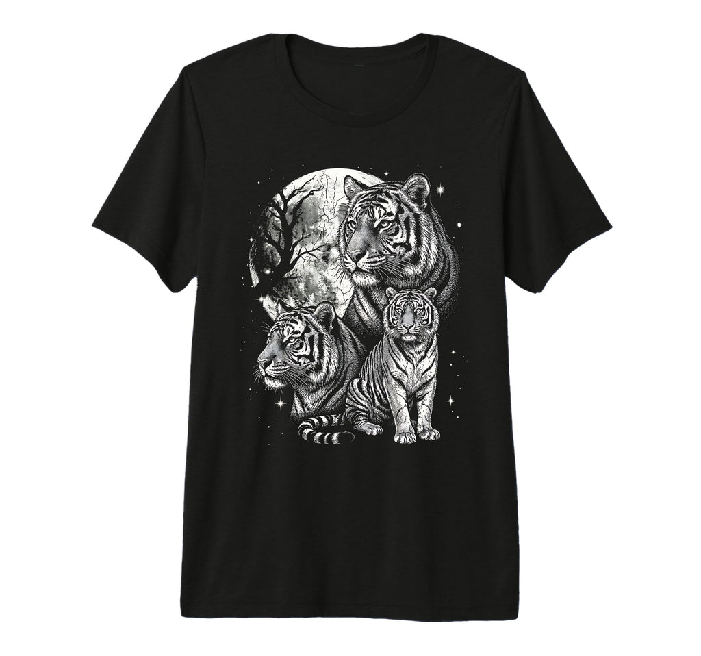 Tiger 90S Aesthetic Y2K Tiger Tri T-Shirt - Novelty Apparel for Adults - T-Shirt, Sweatshirt, Hoodie