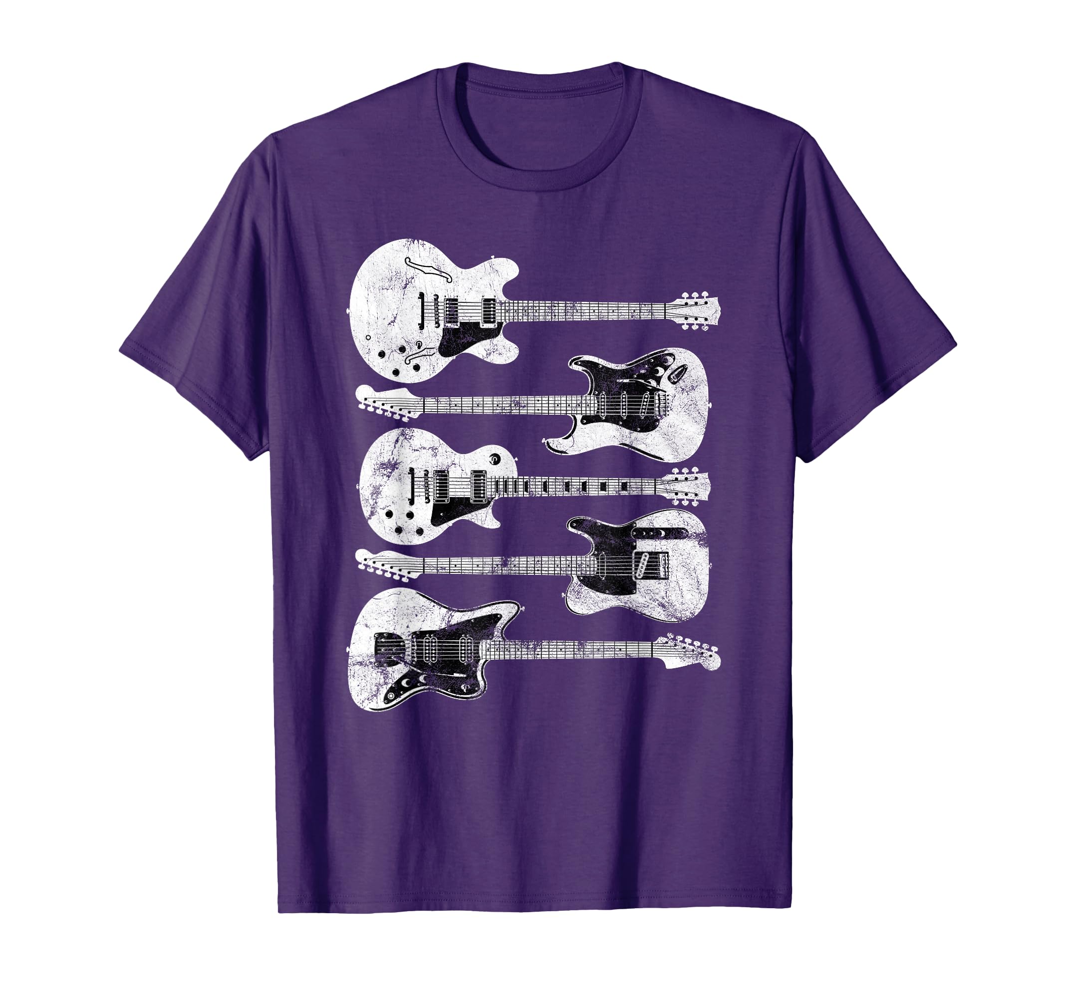 Distressed Guitar Rock Music Fan Guitarist T-Shirt - Unique Graphic Unisex - T-Shirt, Sweatshirt, Hoodie