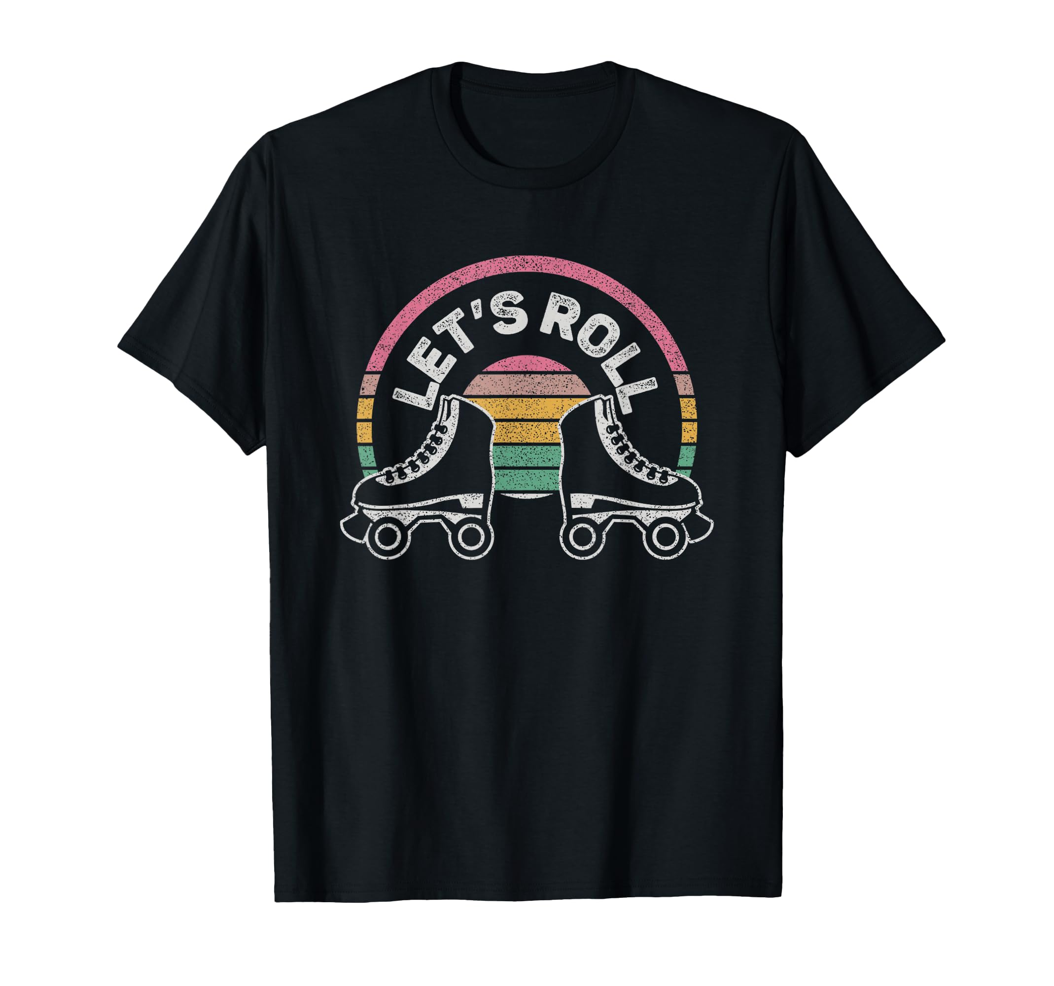 Lets Roll Funny Roller Skate T-Shirt - Minimalist Print Unisex - T-Shirt, Sweatshirt, Hoodie