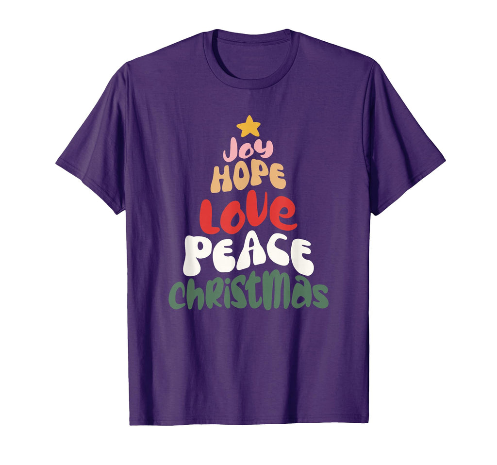 Merry Groovy Love Peace T-Shirt - Trendy Graphic Unisex - T-Shirt, Sweatshirt, Hoodie