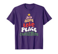 Merry Groovy Love Peace T-Shirt - Trendy Graphic Unisex - T-Shirt, Sweatshirt, Hoodie