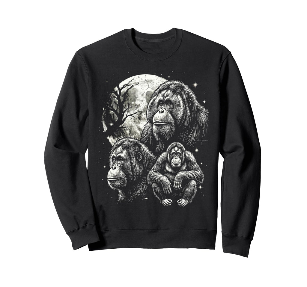 Orangutan Monkey 90S Aesthetic Y2K Sweatshirt - Fun Novelty Design Unisex - T-Shirt, Sweatshirt, Hoodie