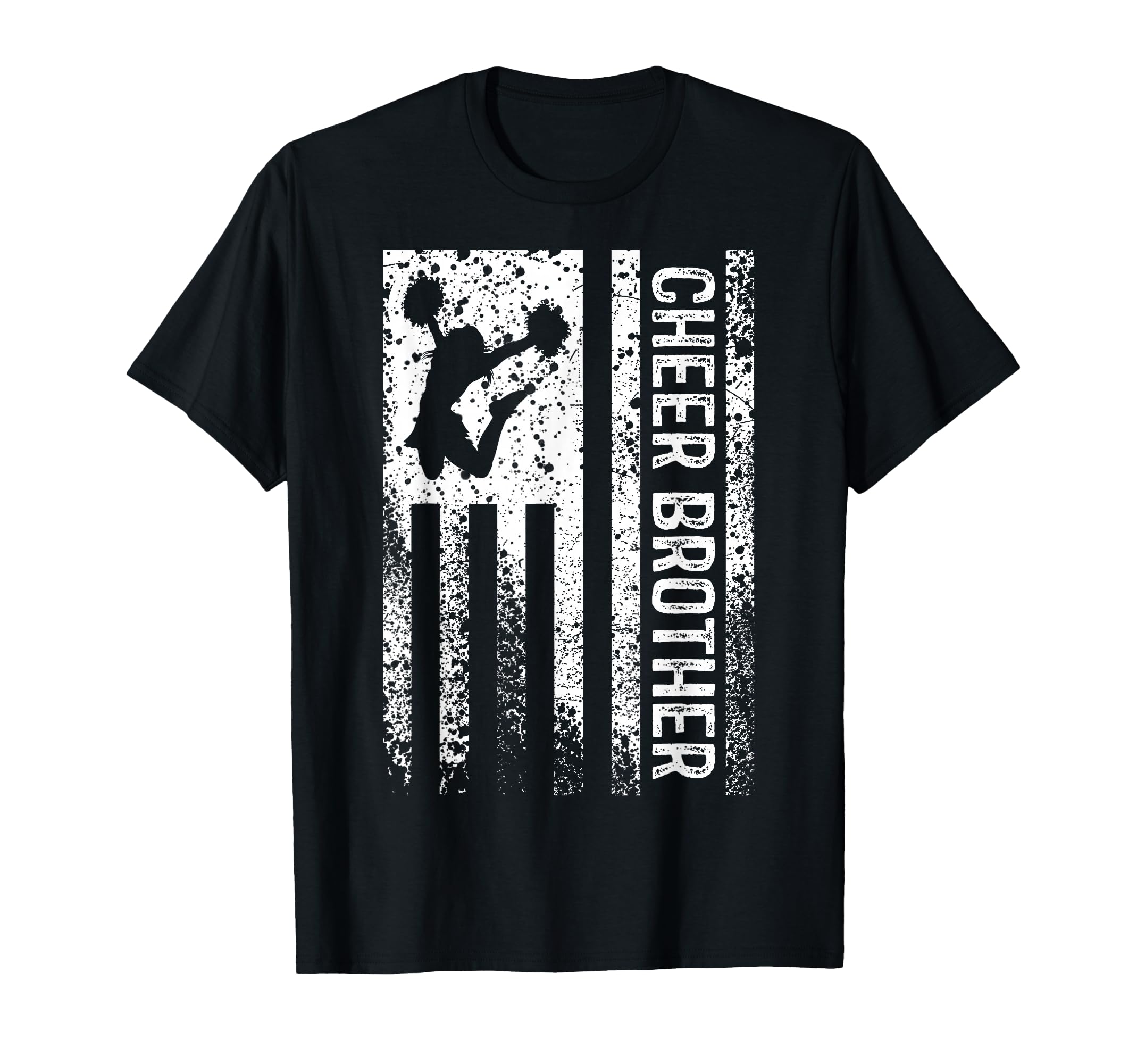 Cheer Brother American Flag Bro T-Shirt - Novelty Apparel for Adults - T-Shirt, Sweatshirt, Hoodie