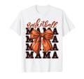 Basketball Mama Coquette Bow T-Shirt - Casual Everyday Wear for Adults - T-Shirt, Sweatshirt, Hoodie