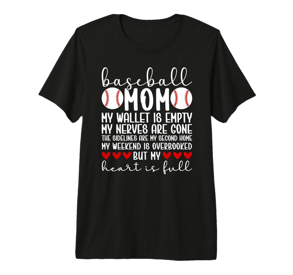 Proud Baseball Mom Baseball Player Mom T-Shirt - Aesthetic Graphic Unisex - T-Shirt, Sweatshirt, Hoodie
