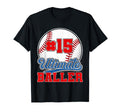 Baseball Baller Player Number 15 Mom T-Shirt - Streetwear Style for Adults - T-Shirt, Sweatshirt, Hoodie