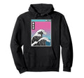 Great Wave Off Kanagawa Grid Hoodie - Aesthetic Graphic Men Women - T-Shirt, Sweatshirt, Hoodie