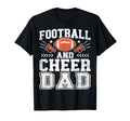 Football And Cheer Dad Daddy Cheerleader T-Shirt - Custom Art Print Unisex - T-Shirt, Sweatshirt, Hoodie