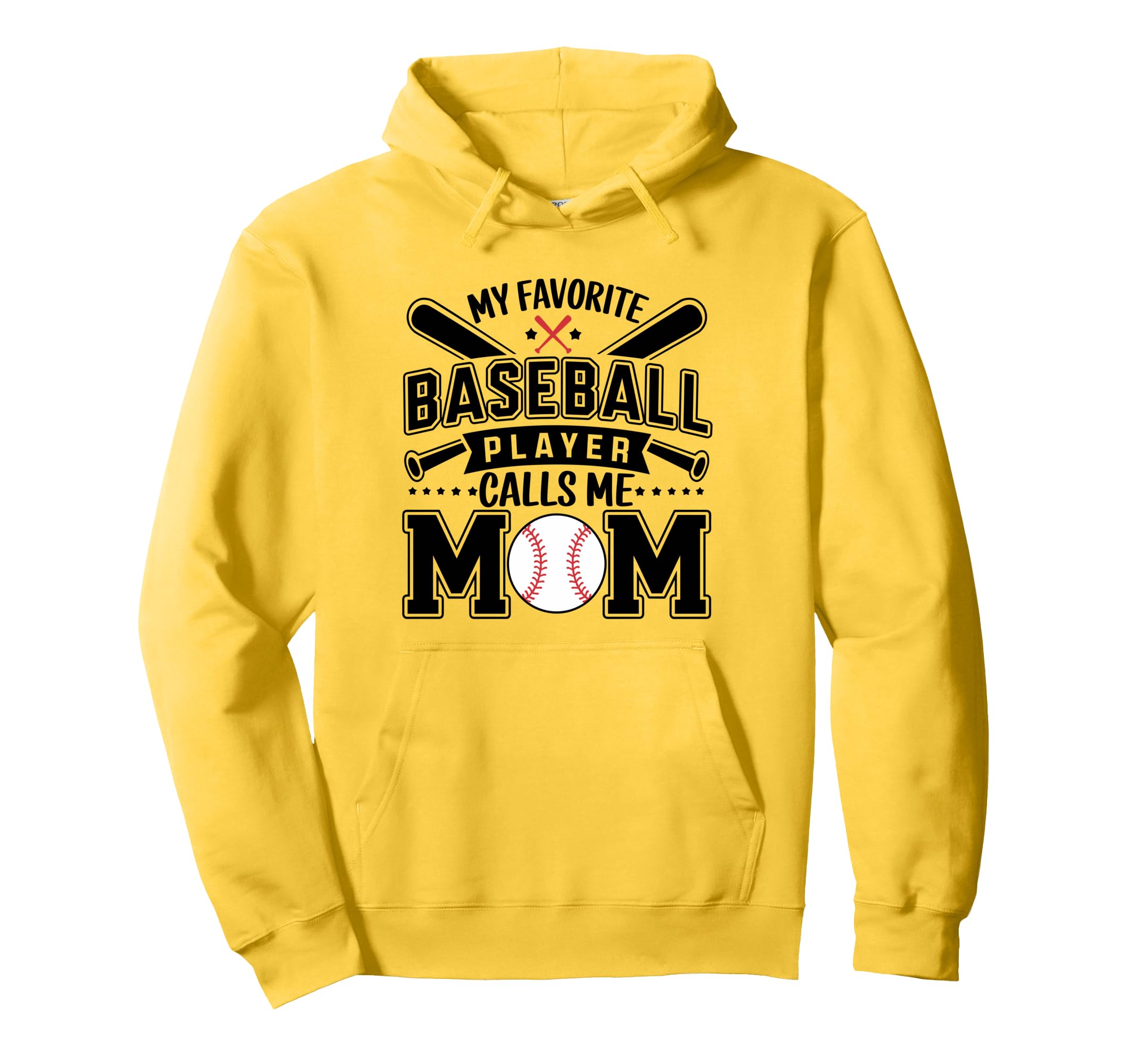 My Favorite Baseball Player Calls Hoodie - Fun Novelty Design for Adults - T-Shirt, Sweatshirt, Hoodie