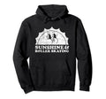 Sunshine And Roller Skating Sun Roller Hoodie - Custom Art Print Men Women - T-Shirt, Sweatshirt, Hoodie