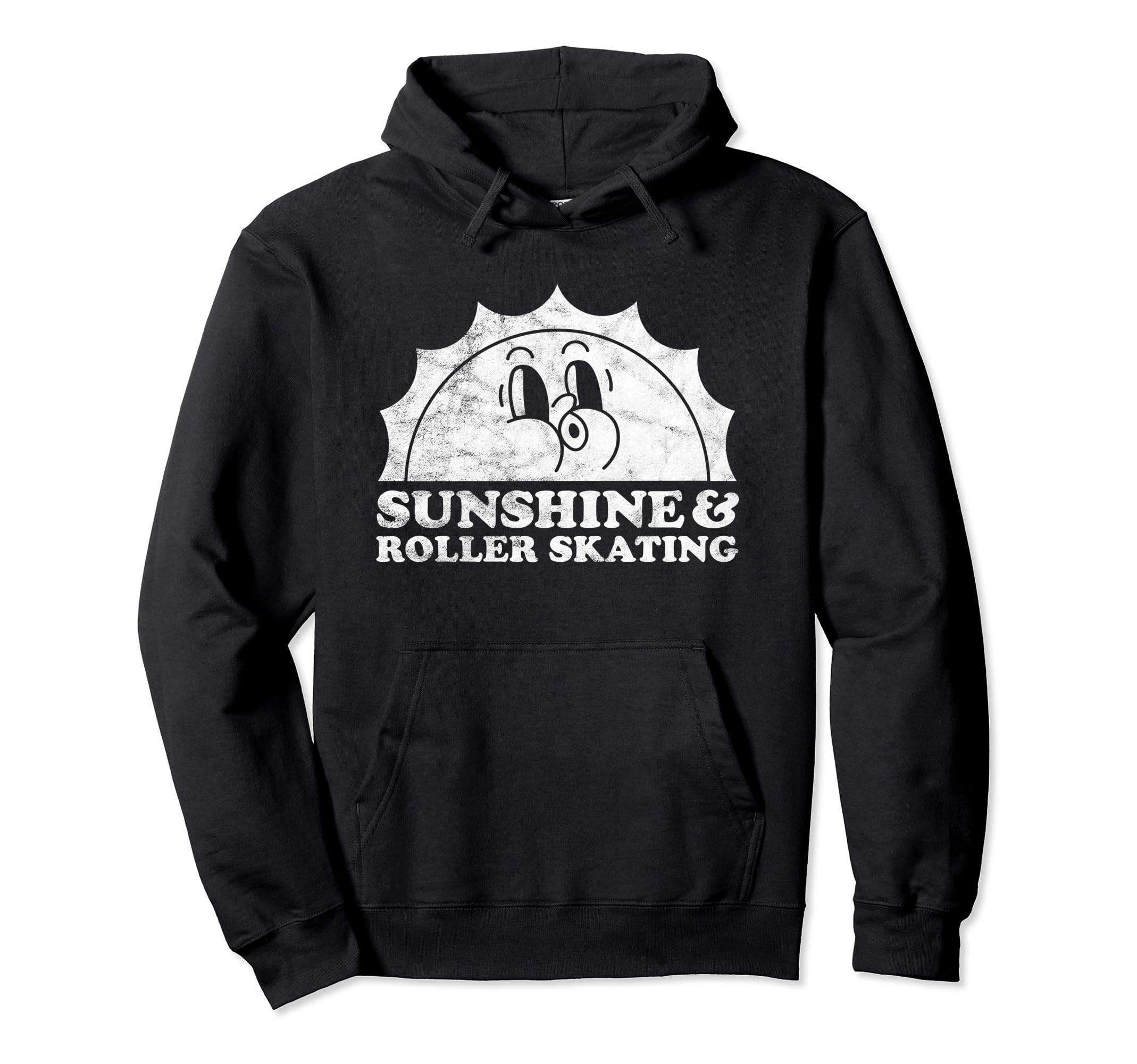Sunshine And Roller Skating Sun Roller Hoodie - Custom Art Print Men Women - T-Shirt, Sweatshirt, Hoodie