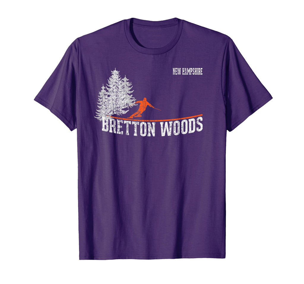 1980S Bretton Woods Nh Skiing T-Shirt - Trendy Graphic for Adults - T-Shirt, Sweatshirt, Hoodie