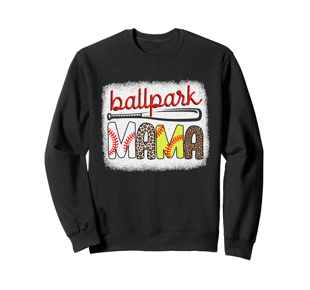 Ballpark Mama Gifts Mothers Day Sweatshirt - Unique Graphic for Adults - T-Shirt, Sweatshirt, Hoodie