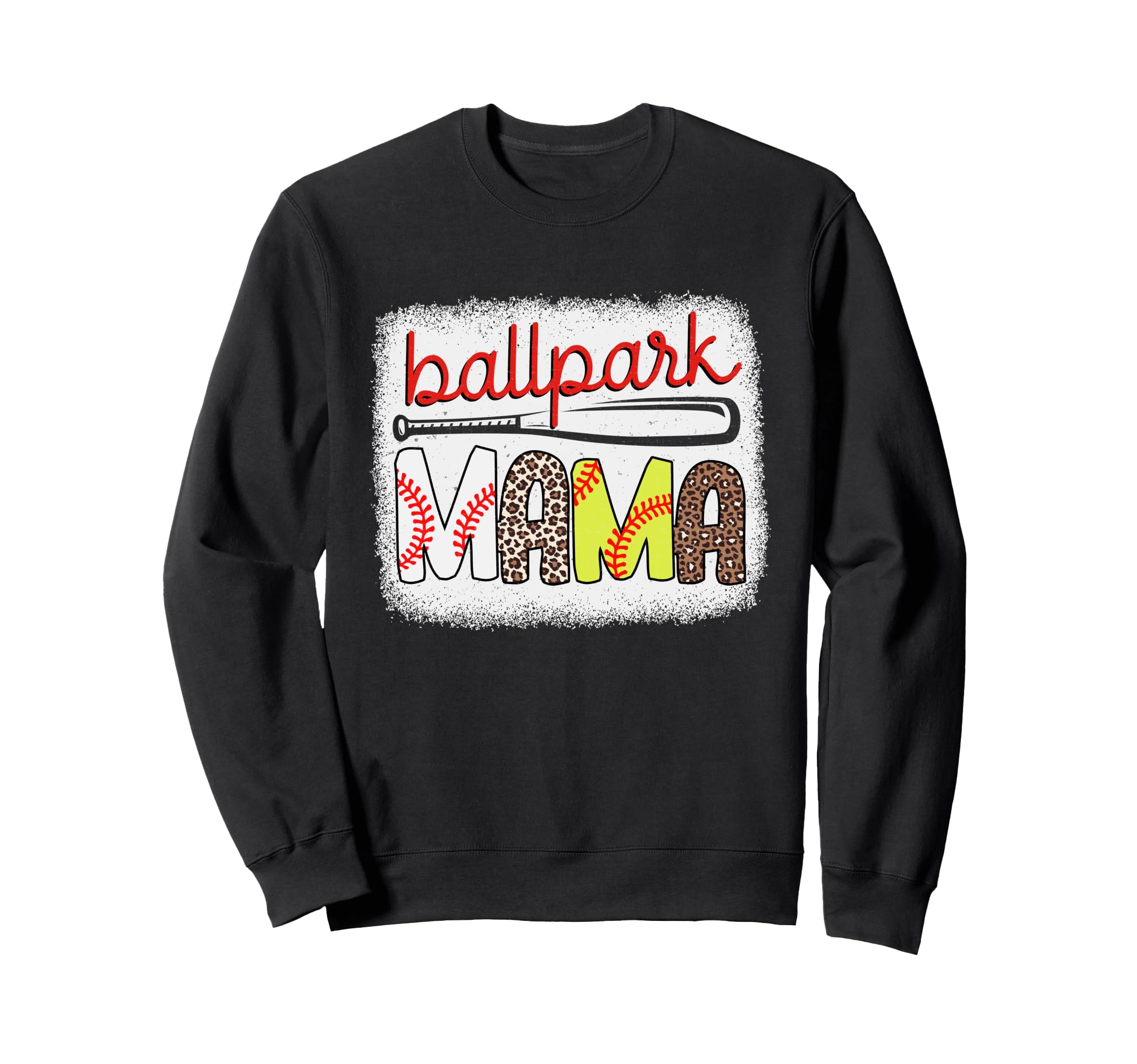 Ballpark Mama Gifts Mothers Day Sweatshirt - Unique Graphic for Adults - T-Shirt, Sweatshirt, Hoodie