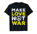 Make Love Not War Peace Peaceful Support T-Shirt - Graphic Print Unisex - T-Shirt, Sweatshirt, Hoodie
