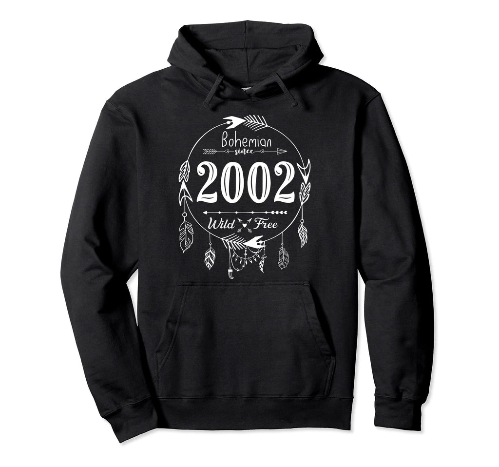 2002 20Th Birthday Boho Hoodie - Trendy Graphic Men Women - T-Shirt, Sweatshirt, Hoodie